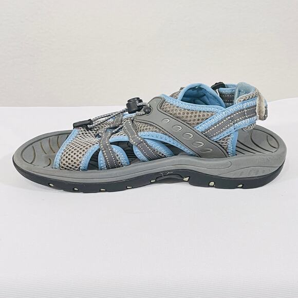 Nevados Performance Outdoor Sandals Women's 7 Blue Gray Slingback Adjustable - Picture 4 of 11
